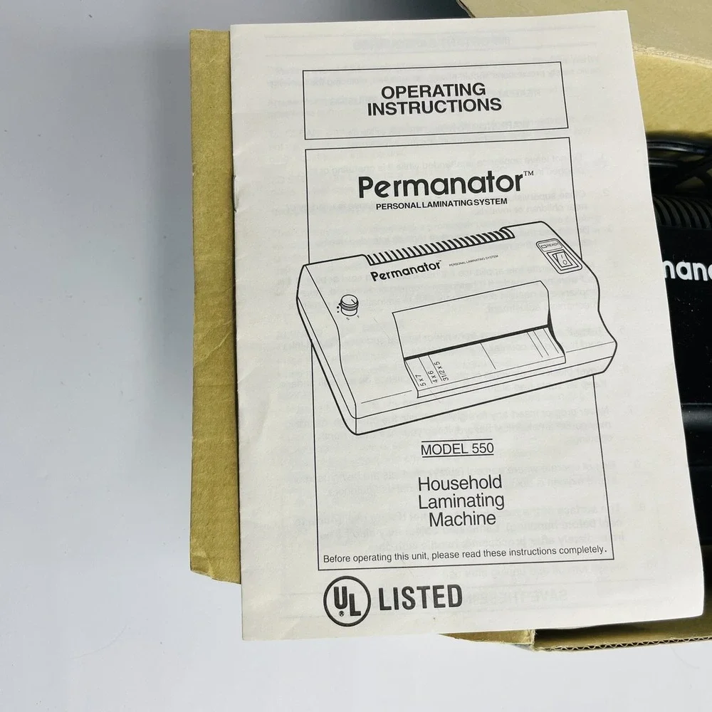 PERMANATOR 550 Personal Laminator‎ Tested